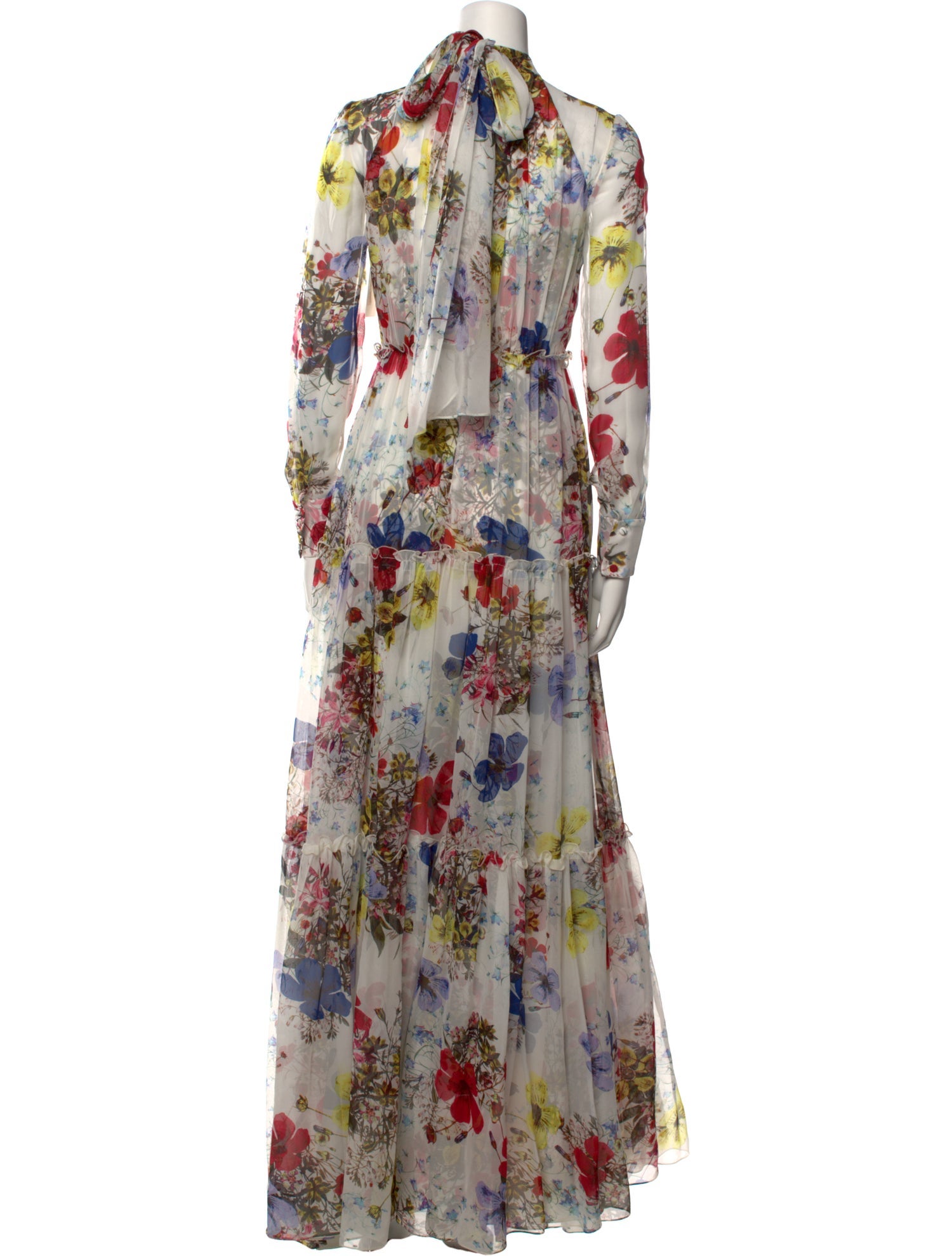 Erdem Silk Long Dress